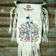 Beaded White Bag