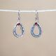 Silver Looped Earrings