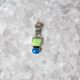Gaspeite-Denim Lapis Pendant
