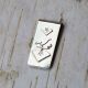 Money Clip Raven Silver