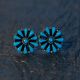 Turquoise Flower Earrings