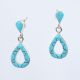 Inlay Teardrop Earrings