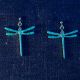 Turquoise Dragonfly Earrings