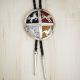 Medicine Wheel Horses Bolo