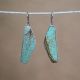 Turquoise Slab Earrings #8