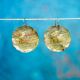 Copper Disc - Large Earrings