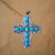 Turquoise Cross Pendant