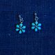 Turquoise Flower Earrings