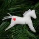 Leather Horse Ornament