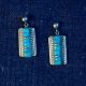 Turquoise Slit Earrings