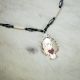 Sterling Inlay Eagle Heart Necklace