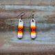 Beaded Cylinder Earrings