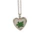 Heart Shaped Turtle Pendant