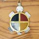 Turtle Medallion Necklace w/Medicine Wheel