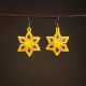 Beaded Star Earrings