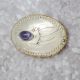 Bear Track Buckle with Wampum