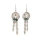 SS Concho Feather Earrings