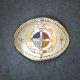 Inlay Turtle/Medicine Wheel Buckle