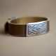 Leather & Silver Bracelet