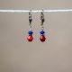 Coral & Lapis Earrings