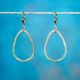 Hammered Looped Earrings