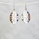 Curved Diamond Earrings