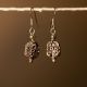 Swirly Silver Earrings