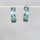 Turquoise Hoops