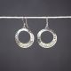 Circle Stamped Earrings