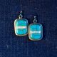 Turquoise & Opal Earrings
