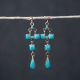 Turquoise Tiered Earrings