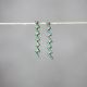 Electric Bolt Turquoise Earrings