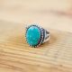 SS Turquoise Ring
