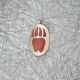 Inlay Bear Paw Pendant