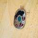 Inlay Buffalo Pendant