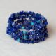 Lapis Coil Bracelet