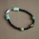 Jet & Serpentine Bracelet