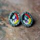 Beaded Gem Earrings