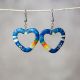 Heart Shaped Quill Earrings