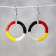 Circle Quillwork Earrings
