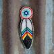 Beaded Feather Barrette