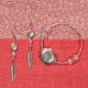 Silver and Quartz Beads Set