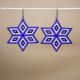 Beaded Star Earrings