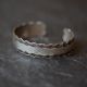 Tooled Silver Cuff Bracelet
