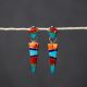 Multiple Inlaid Earrings
