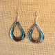 Silver & Inlaid Earrings