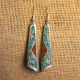 Oblong Inlaid Earrings
