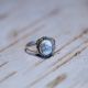 White Howlite Ring