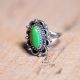 Green Jasper Ring