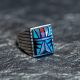 Inlaid Square Ring